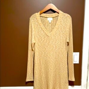 Anthropology Deletta V-Neck Sweater dress